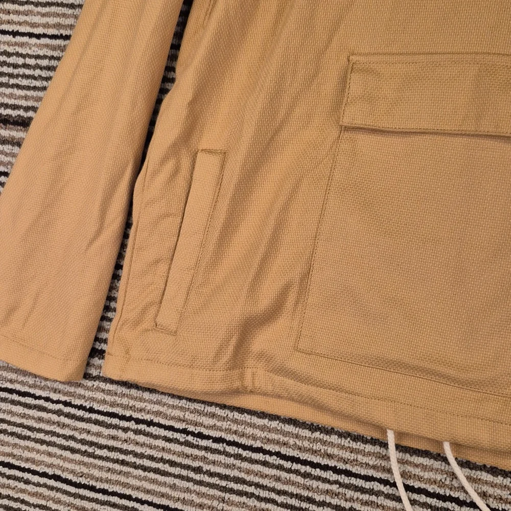 CONVERSE x Golf Le Fleur Anorak Tan Cotton Mens Small‎ Hoodie Pullover Jacket